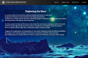 Star Explorer Books Homepage Image